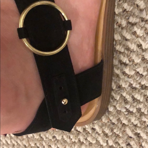 Qupid Braided x band Black Sandals - Picture 7 of 7